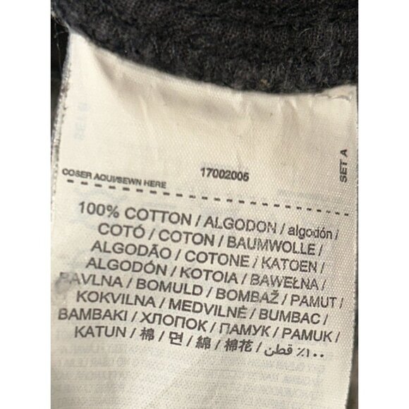 MNG Denim Womens High Rise‎ Wide Leg Frayed Hem Jeans in Black Size 1 - Picture 7 of 7